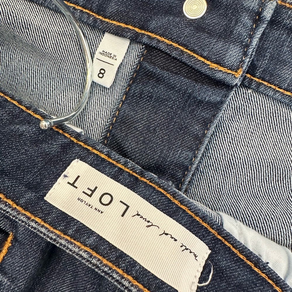 Ann Taylor loft denim skirt - Picture 4 of 5